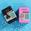Mini ATM Piggy Bank with Password, Auto-Roll Money Saving Box, Electronic Coin Cash ATM Machine, Birthday Gift for Boys Girls