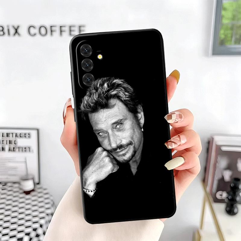 Johnny Hallyday Music Soft Phone Case for Samsung A17 A37 A57 A16 A26 A36 A56 A15 A25 A35 A55 A14 A24 A34 A54 A13 A23 A33 A53 A5