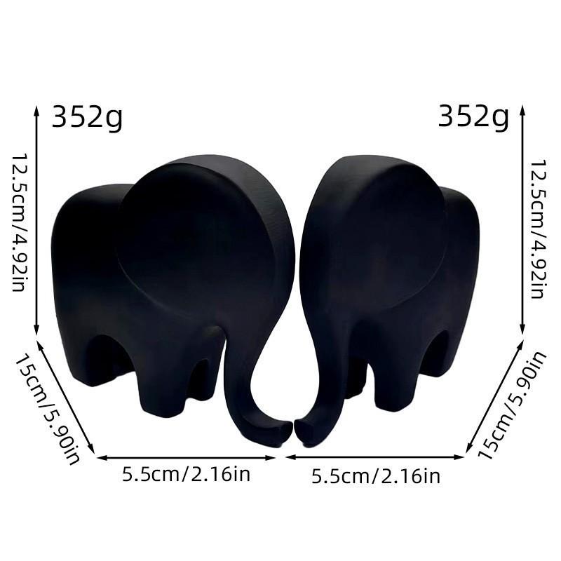 

Unique Elephant Couple Resin Decoration Modern Home Table Decor Artistic Gift For Friends