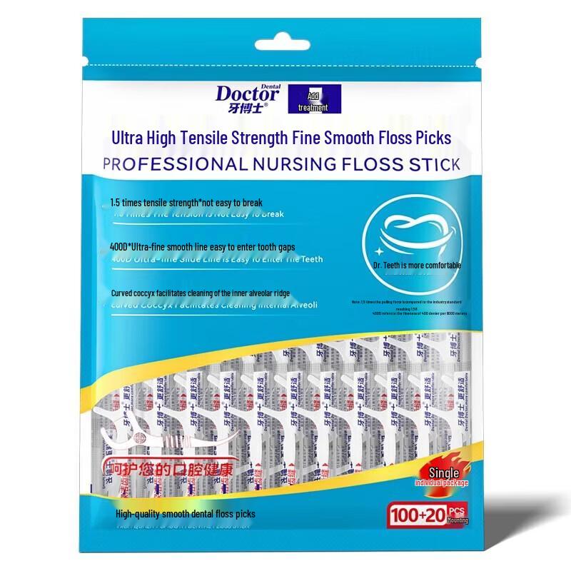 Dr. Tooth Super High Tensile Smooth Dental Floss Picks