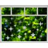 AREAWA Star Window Clings, Anti-Collision Window Decals to Save Birds, Non-Adhesive Rainbow Stickers (30)