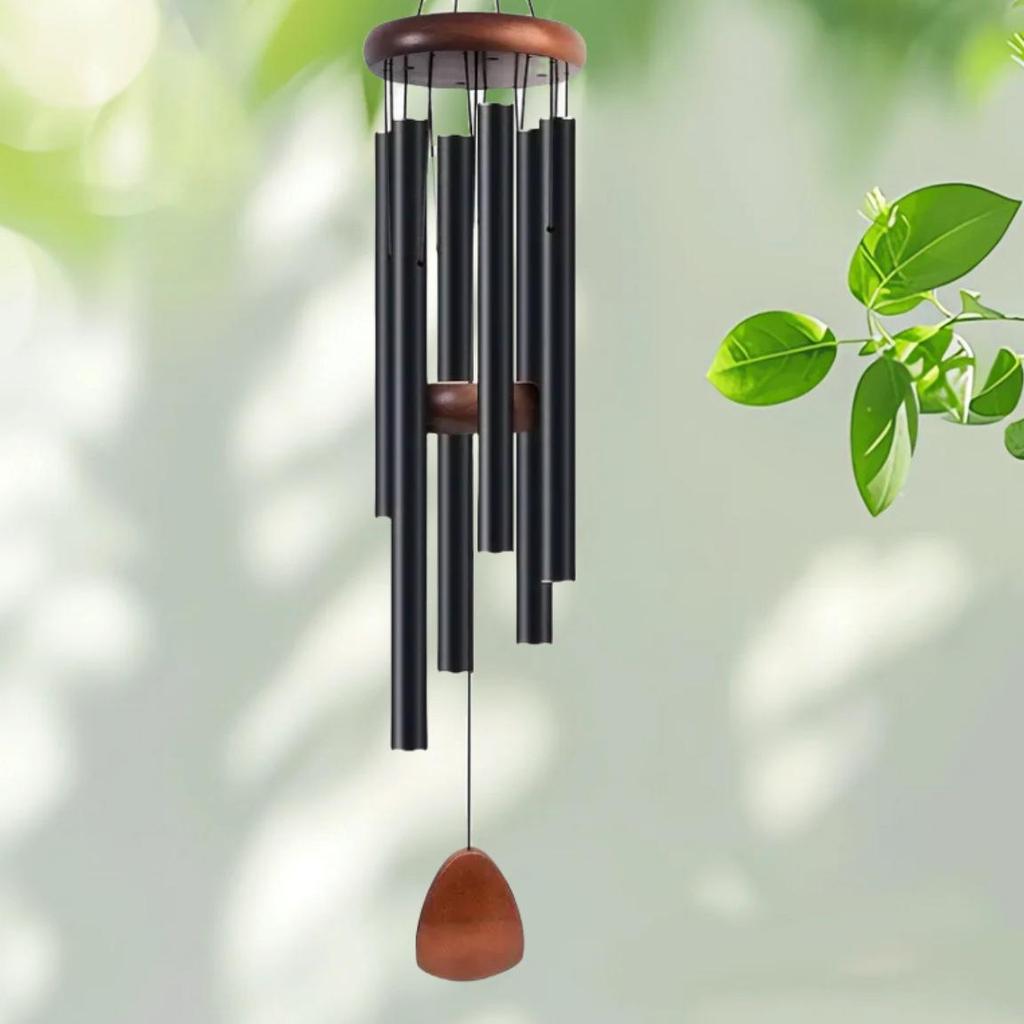 Aluminum 26-Inch 6-Tube Metal Wind Chimes - Customizable Pendant Gifts for Any Festival