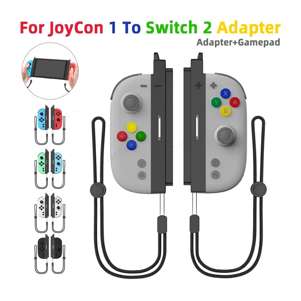 Magnetic RGB Joypad Controller for Switch 2 Compatible Console with Wrist Strap