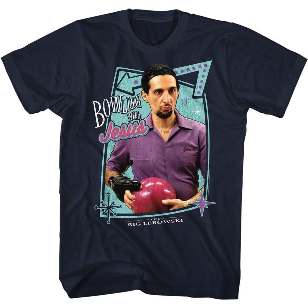 The Big Lebowski Bowling With Jesus Movie Shirt S