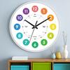 Kinder Lern-Quarz Analog-Zeiger-Wanduhr für den Kindergarten Lernbar Farbe & Logo anpassbar