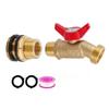 Adjustable Flow Brass Water Tap with Anti Leakage Technology Leak Proof Brass Water Spigot set for Plastic Storage Tanks