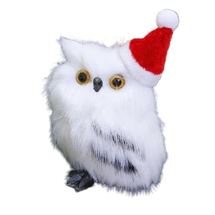 Distinctive Owl Tree Pendants White Christmas Owl Hanging Decorations Lovely Festival Hangings Home Accent
