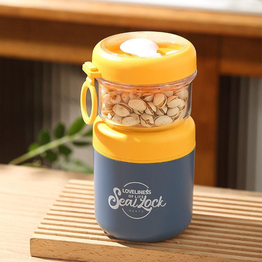 Sealed Food Thermos Container Leak Proof Stainless Steel Breakfast Bowl Portable Lunch Box  Salad