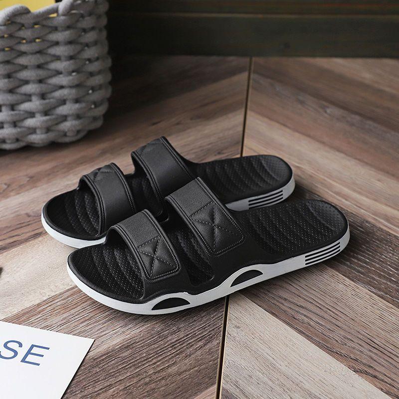 Men's Summer Outdoor Durable Home Bathroom Shower Non-Slip Thick Sole Casual Cool Slippers