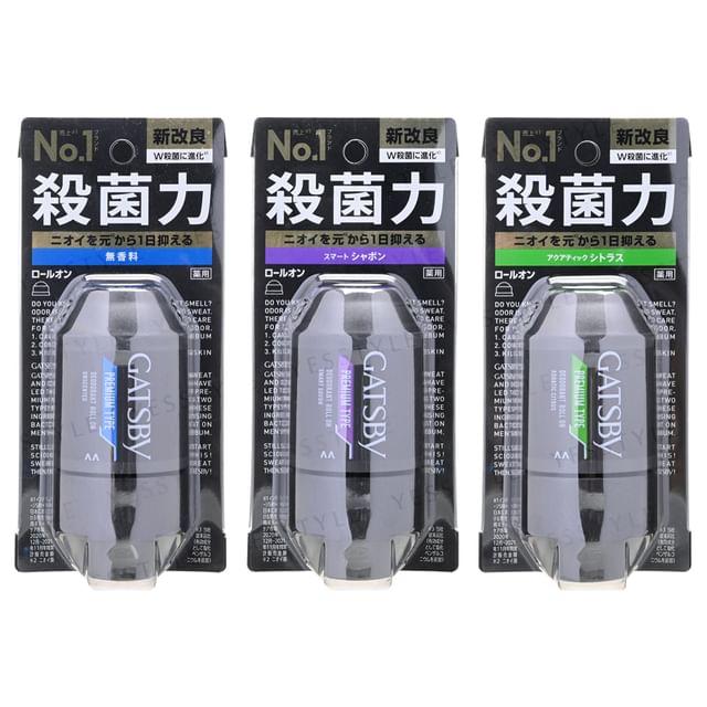 Mandom - Gatsby Premium Type Deodorant Roll On Unscented - 60ml