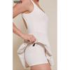 American Brand Back Shaping Backless Tennis Skirt Fashion Tape Sexy Fitness Sports Pleated One-Piece Split Skirt
