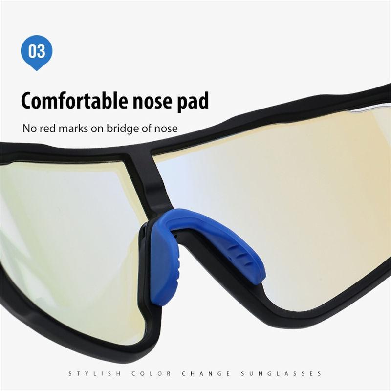 PC Full Frame Photochromic Polarized Sunglasses for Women Men Unisex Fashion Sports Driving Fishing Cycling Glasses Classic Skiing Goggles GZW