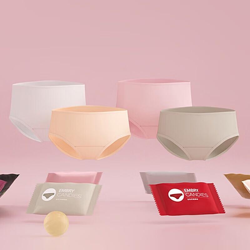 Embry Candies Series Women's Cotton Mid-High Waist Briefs