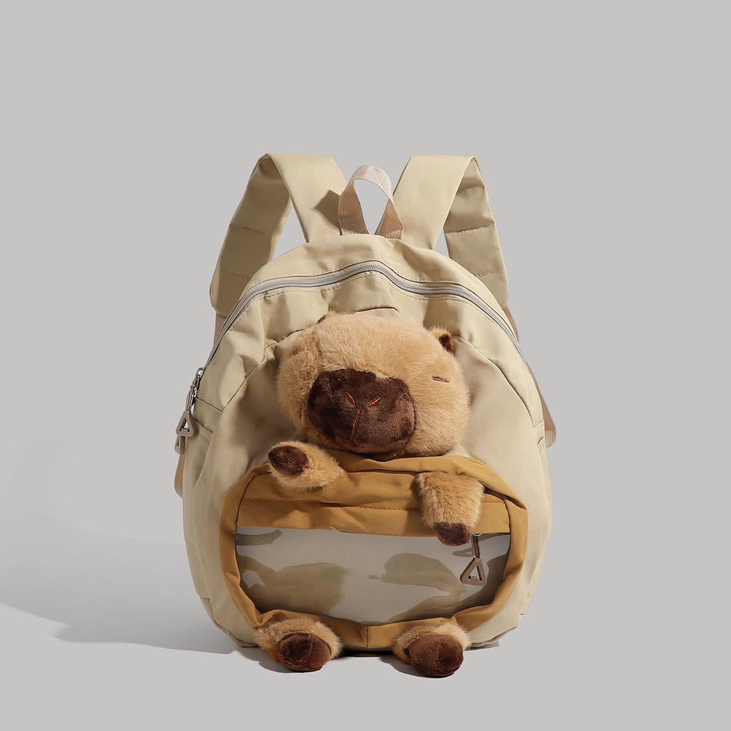 Cute Cartoon Kids School Bags Female Large-capacity Cartoon Funny Backpack Soft Girl Cartoon Animation Student Backpack Light Love Bag