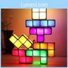 Stacking Block Tetris Night Lamp With Flashing Led Light For Teen Decor Bedroom