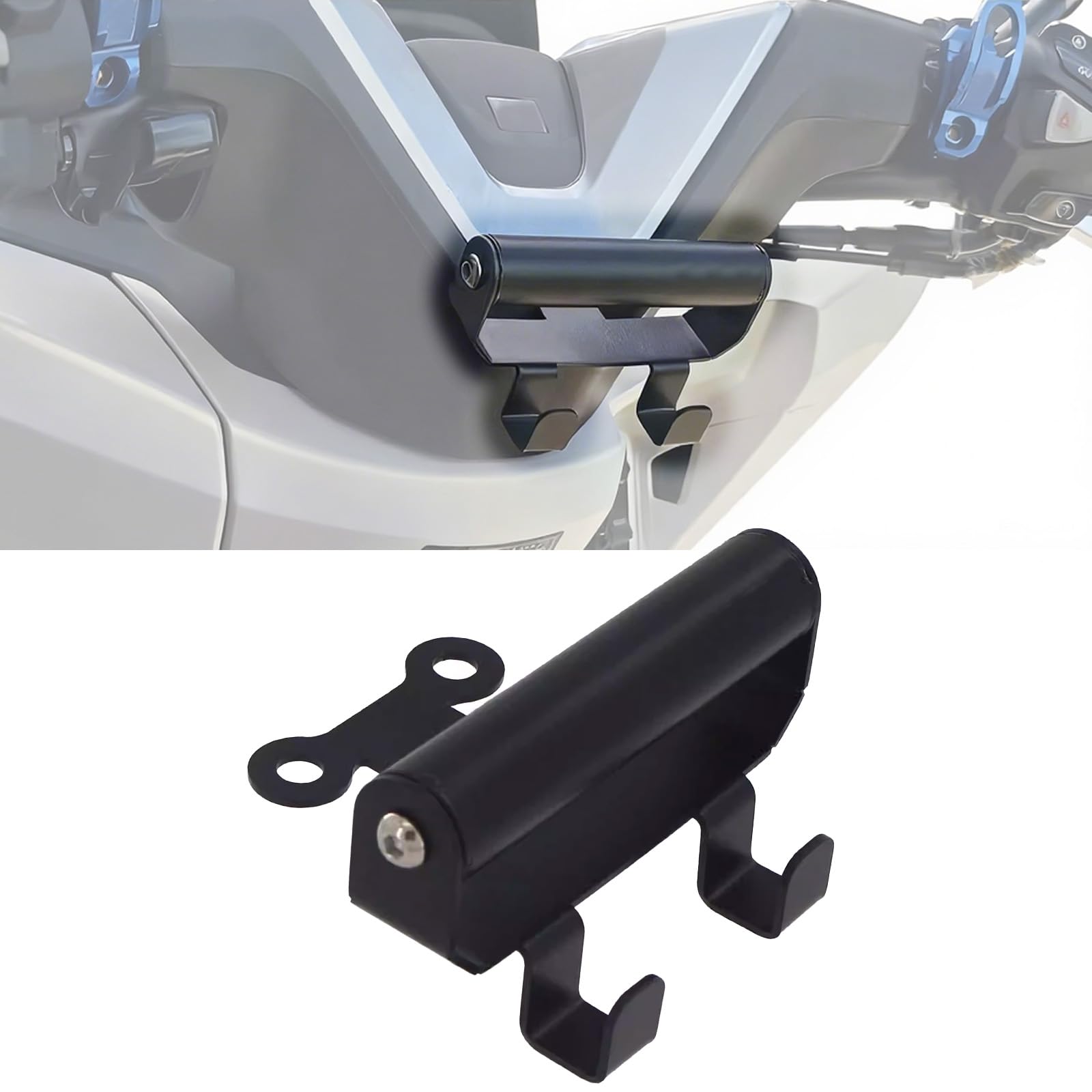 Для PCX160 2025 PCX-160 2025 2026 Мотоцикл Удлинительная планка Многофункциональная планка-крепление и крючок чёрный