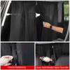 2/4Pcs Light Blocking Car Privacy Partition Curtain Black Seat Divider Curtain  Outdoor
