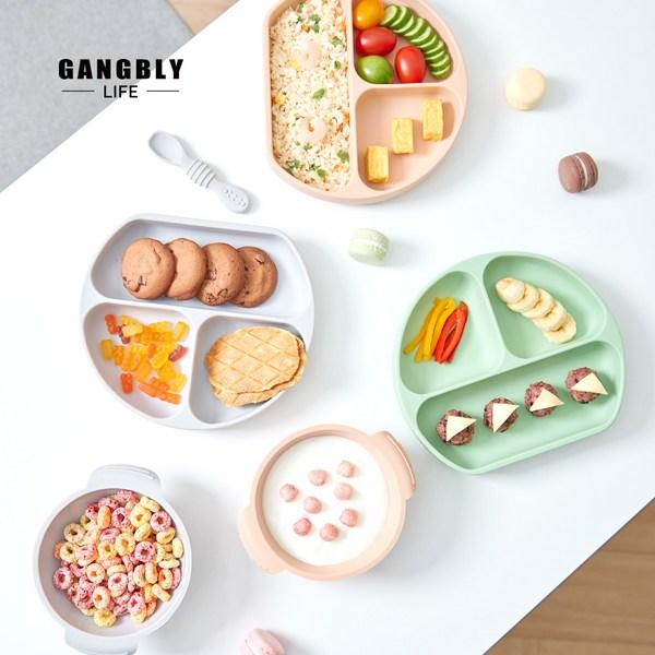 

Детская посуда Gangbly Highkinder, шарик на присоске, серый, 1 шт., Популярные корейские товары для родителей