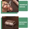 Vintage Magnetic Needle Box with Needle, Threader, Scissors and Thimble, Basic Sewing Repair Set for Professional Tailor
