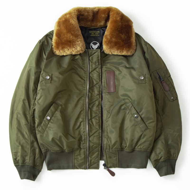 Row Jacket Vintage Cotton-padded Coat Work Thickened Cotton-padded Jacket Men's Parker Jacket Winter