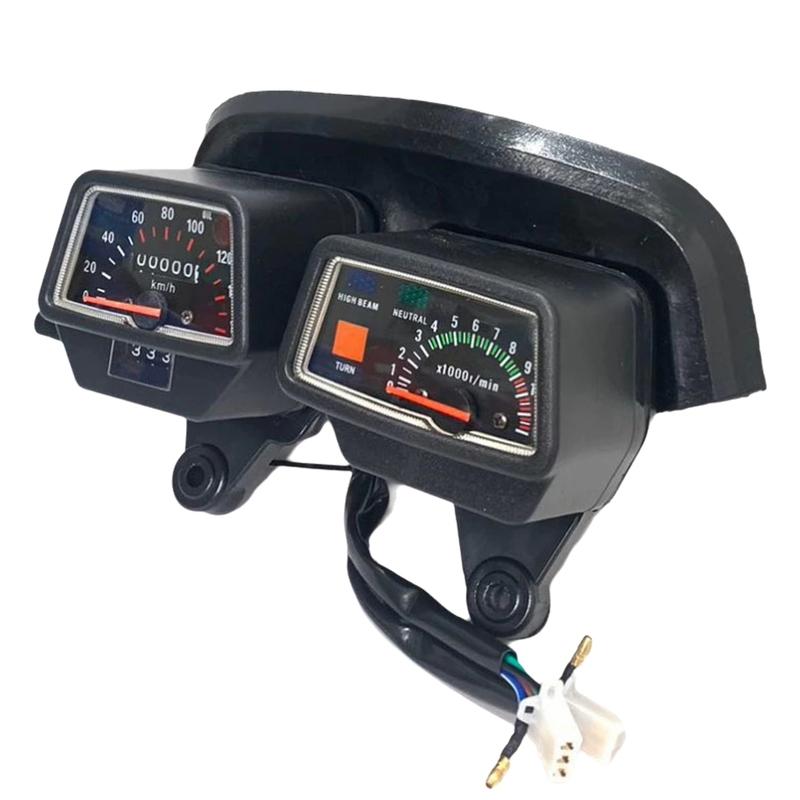 ABLZ-Motorcycle Mechanical Gauge trument Speedometer Odometer KM/H Tachometer Fuel Gauge For ENDURO DT125 DT125R
