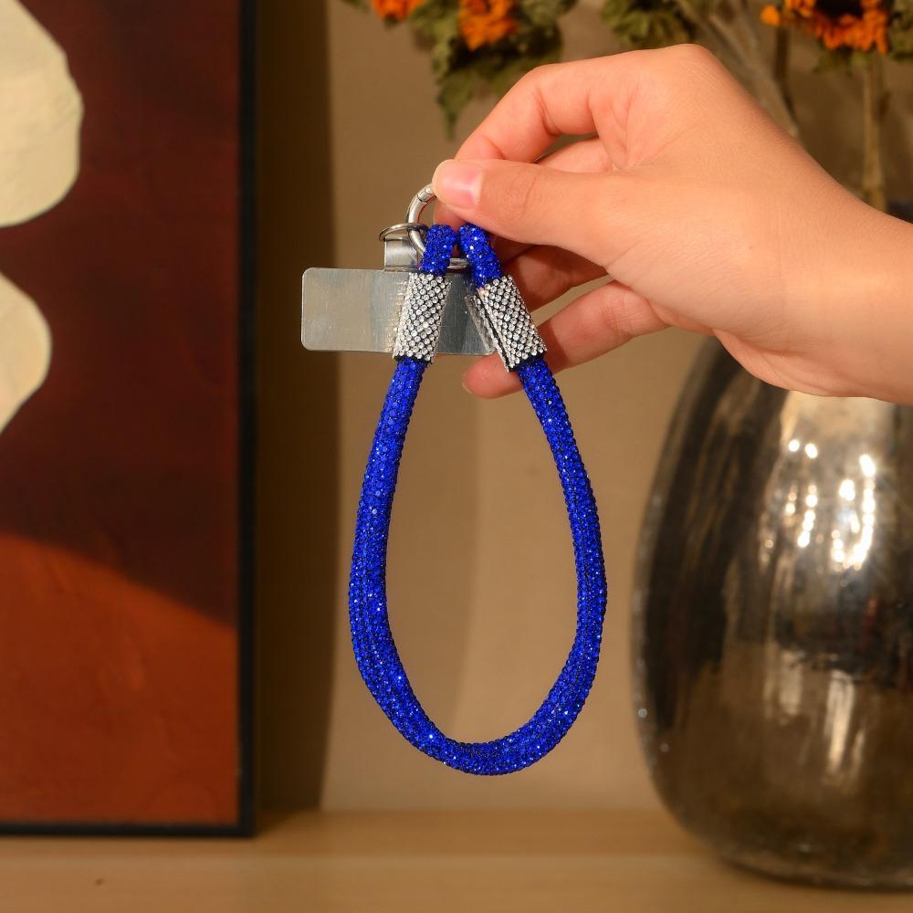 Glitzer Strass Handy-Lanyard Helles Anti-Verlust Handgelenkband Handyzubehör