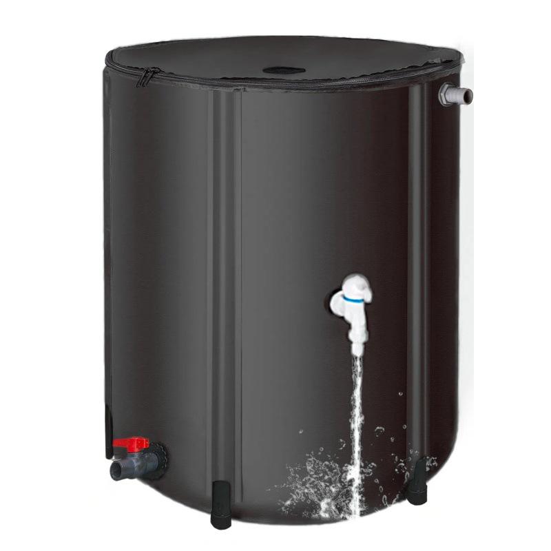 Cross-Border Foldable Rainwater Collector: Portable, Multi-Functional, Large Storage Barrel for Outdoor and Garden Use.