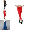 Fitness Women High Waist Push Up Polyester Leggings With Stylish Patchwork Design For Active Sports
