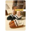 Indoor Cotton Slippers for Women In Winter, Thick Soled Woolen Shoes for Women To Wear Outside, Warm Plush Cotton Slippers for Women In Winter