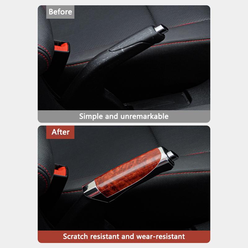 New Car Handbrake Cover Carbon Fiber Auto Handbrake Grips Protector For Opel Astra GTC Insignia Antara Meriva Zafira Accessories