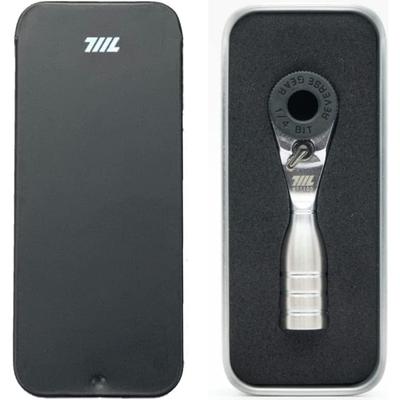 Mini Ratchet Wrench - One of the Smallest 1/4" Ratchets for Tight Spaces, Connects To Any Hex Head Extension [Parallel Import]