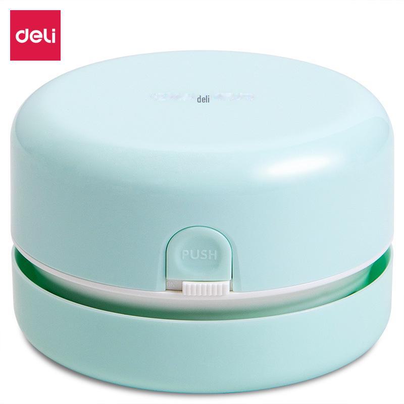 Deli Desktop Vacuum Cleaner for Eraser and Pencil Shavings, Keyboard Dust, and Student Desk Cleaning