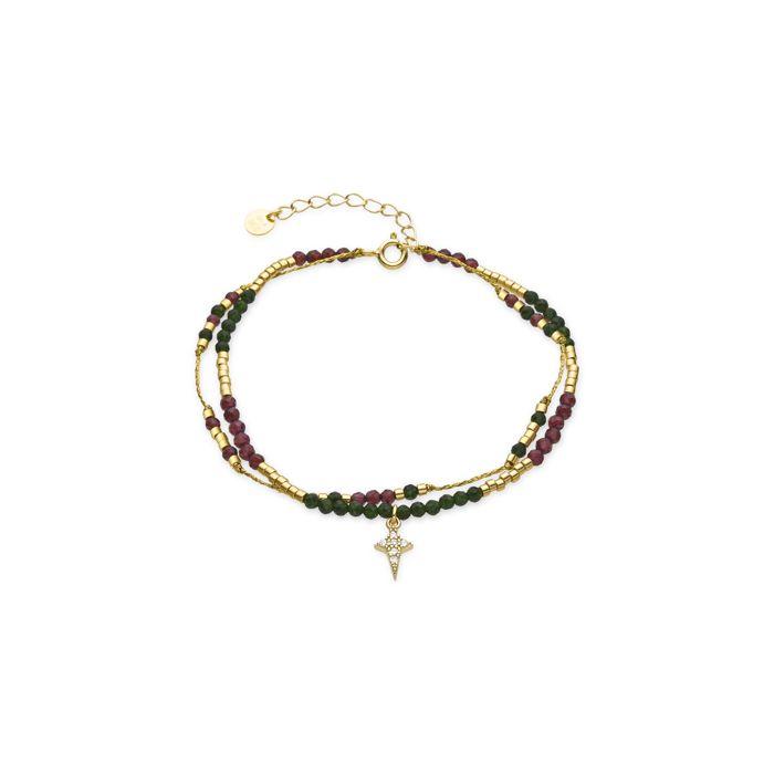 Bracelet - LUXENTER - Mipur - Argent 925 - Zirconium - Or 18k