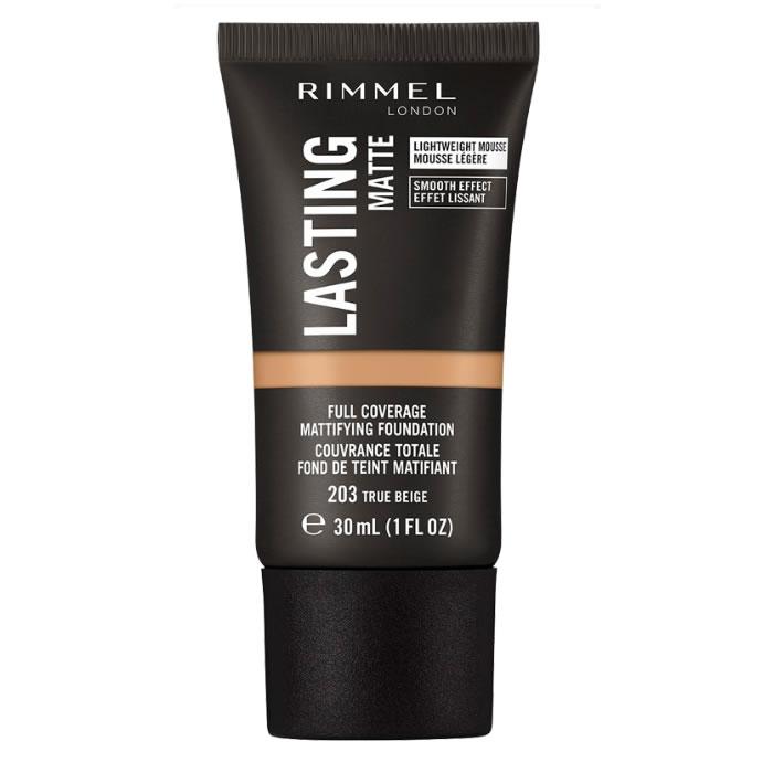 

Rimmel London Lasting Matte Foundation 203 True Beige 30мл