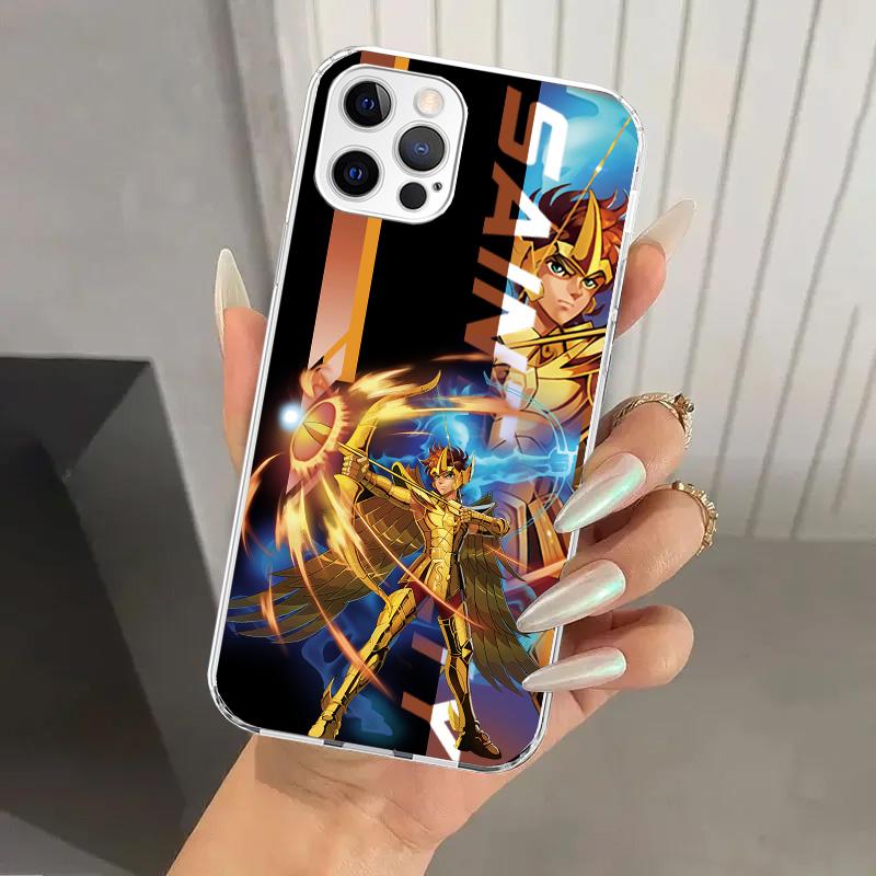 Anime Saint Seiya Phone Case for Iphone 17 Air 16 15 Plus 14 13 Mini 12 11 Pro Max 16E 7 8 SE 2020 Soft Funda Print Shell 16 15