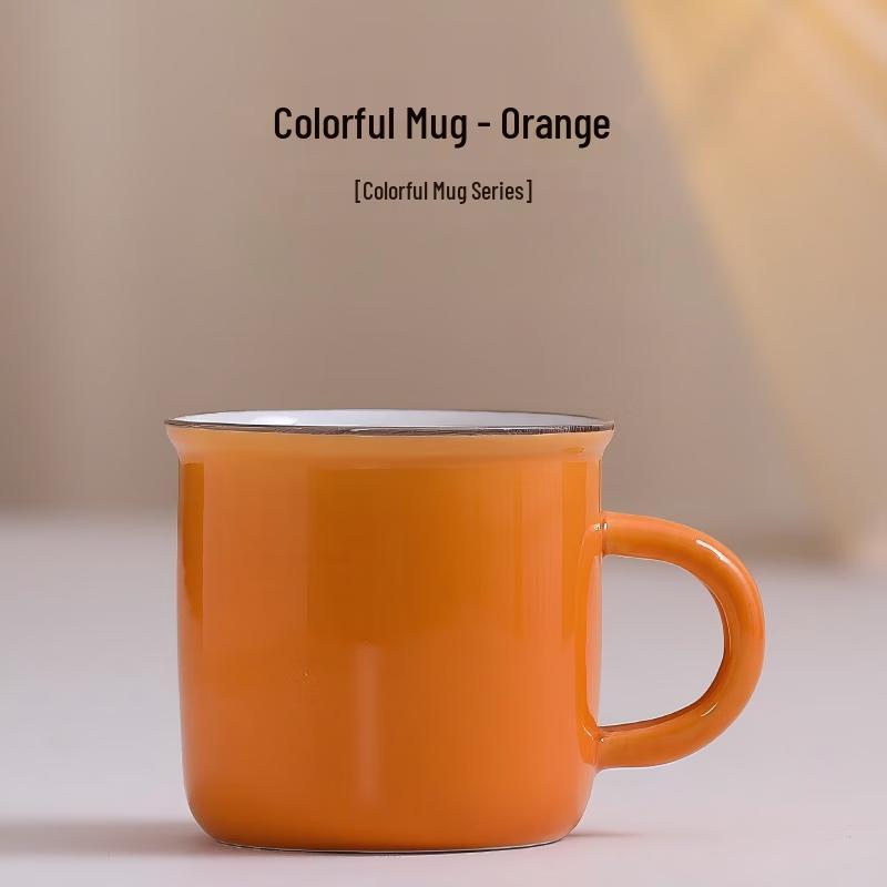 

Vintage Enamel-Look Ceramic Mug