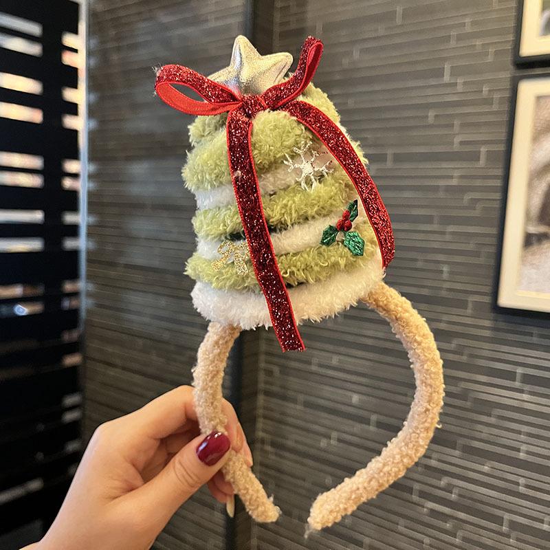 2025 Festive Bow and Hat Hair Accessories for Women and Girls: Christmas Headband & Hair Clip