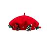 Solid Color Christmas Beret Hat Wool Winter Painter Hats New Wool Beanie Cap  New Year