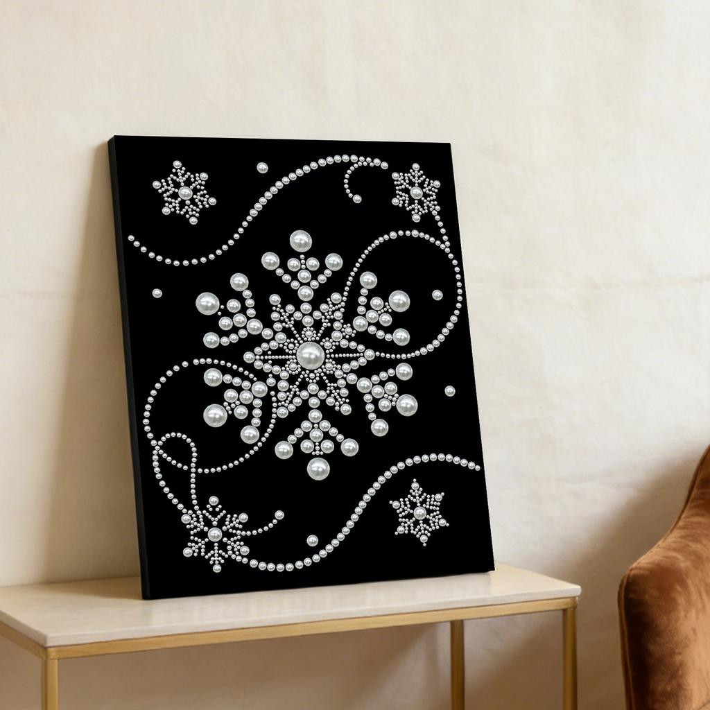 Perlové DIY Diamantové umění Diamantová malba 11,8x15,7 palce Diamantové tečky Malby Obrázek Umění Řemeslo s rámem