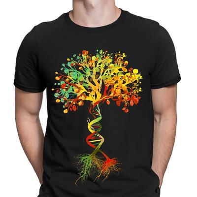 Lebensbaum Biologie Erde Natur Wissenschaft Herren T-Shirts Top #NED