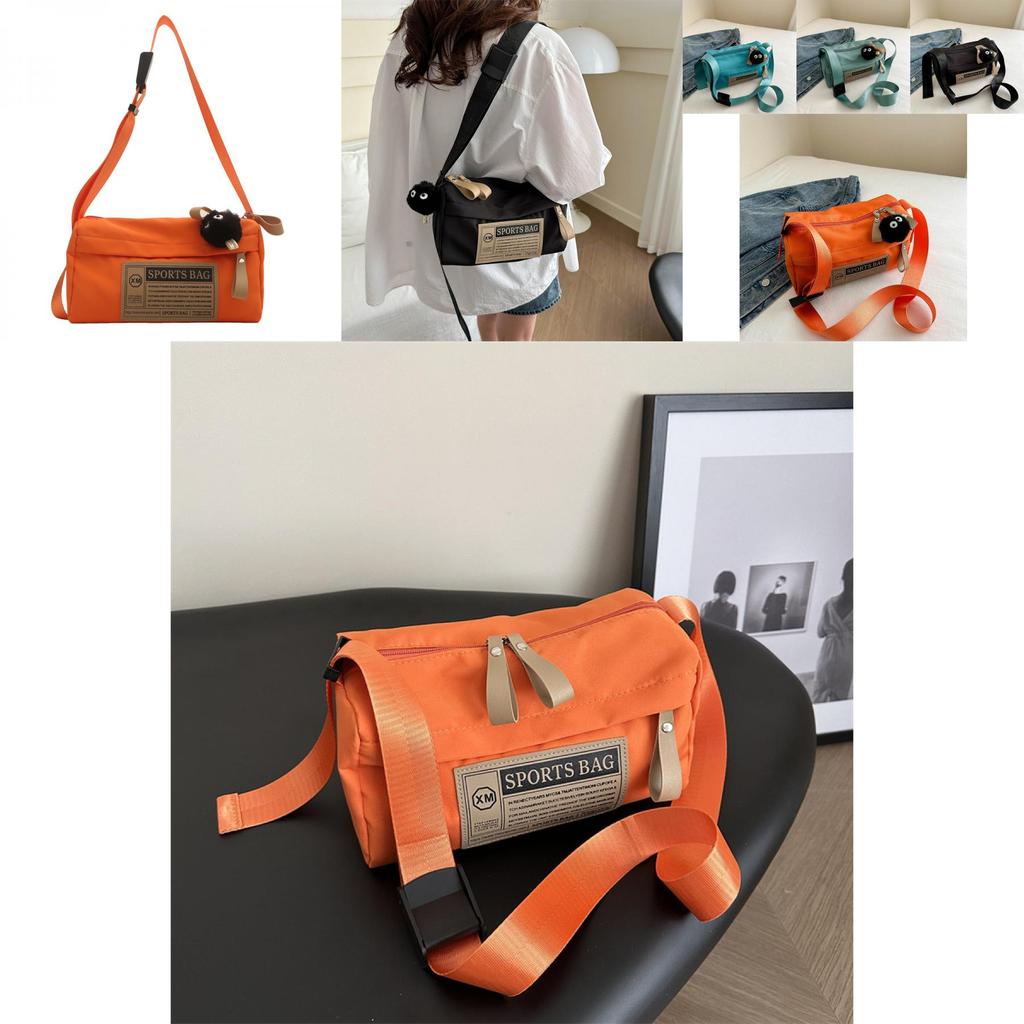 Stylish Casual Women's Shoulder Bag In Trendy Japanese And Korean Design With Pillow Shape And Multiple Color Options For Outdoor Use