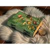 400 Page Large Grimoire Vintage Mushroom leather journal, Handmade Antique Deckle Edge Paper Spell Book of Shadows Journal for gifts