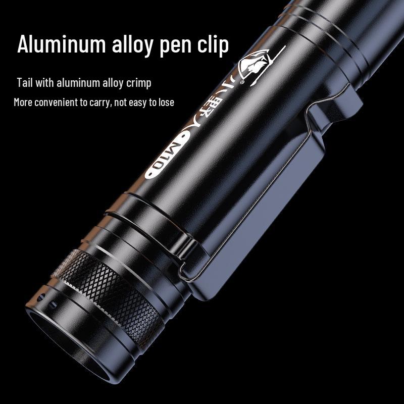 Rechargeable LED Outdoor Flashlight with Telescopic Zoom and Multifunctional Long-Range Emergency Lighting