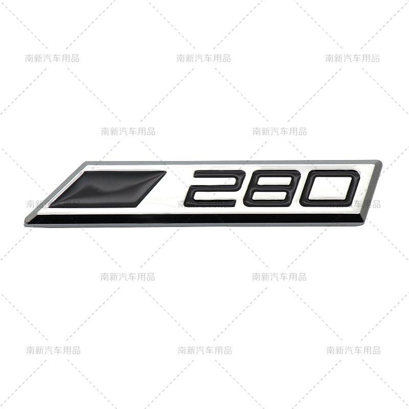3D Metal 280 R Zinc Alloy Badge Metal Adhesive Emblem Decal Accessories