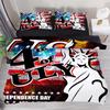 American Statue of Liberty Soft Duvet Cover King/Quen Sized Dimensions for Children Kids Tens Adult Peoples New York Famous Atractions Comfortable