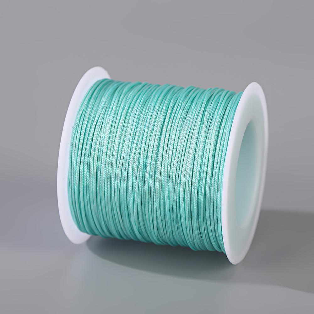 Handmade No. 72 Jade Thread - 0.8mm Wear-Resistant String for Jewelry Crafting, Hand Rope, Bracelets, DIY Necklaces, 50m