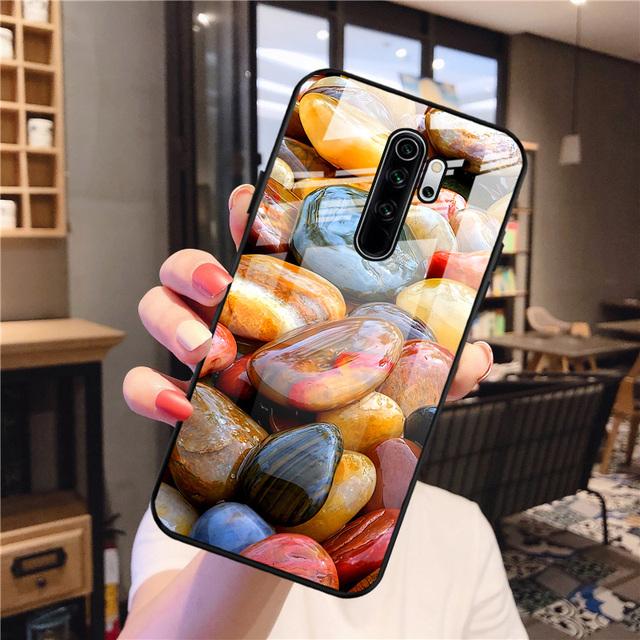 Protective Case For Xiaomi Redmi Note 8 Pro Case Tempered Glass Hard Funda For Xiaomi Redmi Note8 Pro Phone Cover Note 8pro Capa