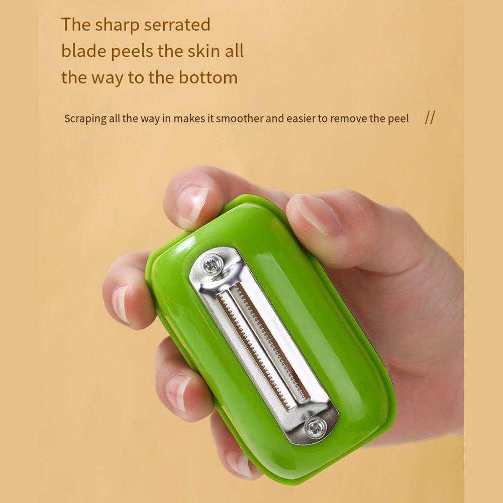 Fruit Peeler Features Stainless Steel Blade Multifunctional Outdoor Portable Cover Peeler Manual Food Processors Kitchen Tools