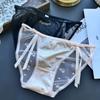 Ladies Spring Summer Cute Sexy Ice Silk Gauze Low Waist Panties