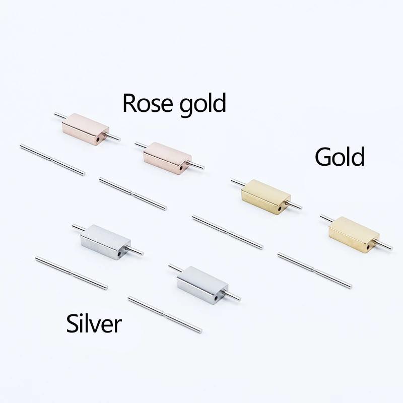 13mm End Link Connection Stainless Steel For PA-TEK PHILIPPE PP 5711 5712G Watch Strap Rubber Leather Nautilus Watchband